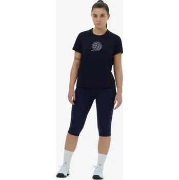 Dámské legíny ALLSIX Dámské volejbalové bavlněné legíny modré XS MODRÁ