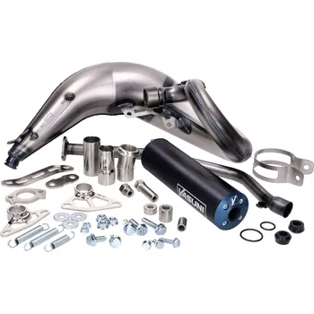 Výfuk pro motocykl Výfuk Yasuni Cross ML modrá, Aprilia RX, SX, Derbi Senda, Gilera EBE, EBS, D50B YA807TA-94