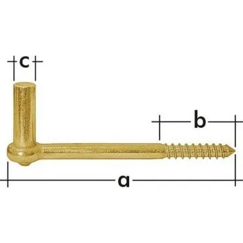 Nábytkové kování držák čepu d 10mm/106mm CW10/106