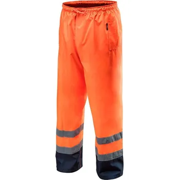 montérky NEO TOOLS Reflexní pracovní kalhoty, nepromokavé, oranžové Velikost M/50 5907558429169_346
