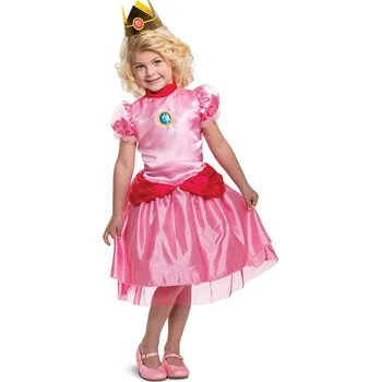 Karnevalový kostým Disguise - Mini kostým princezna Peach pro dívky - Super Mario Bros - 3-4 years