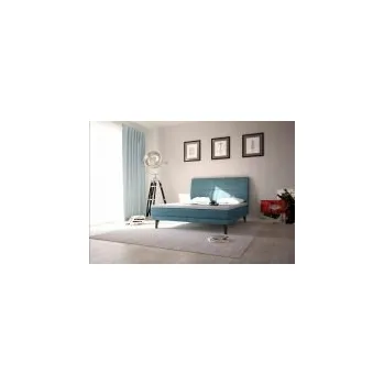 Postel BLANAŘ Čalouněná postel Lolla 180x200 ocean blue