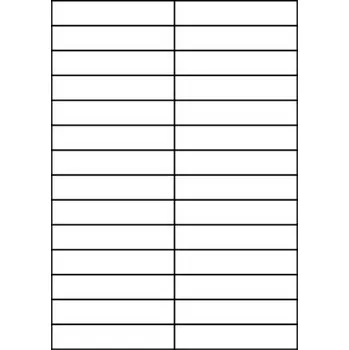 Speciální papír Etikety PRINT 105x21,21 mm bílé (balení 100xA4)