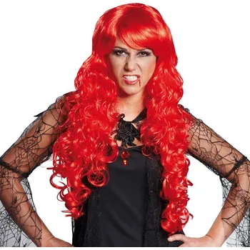 Karnevalová paruka Paruka Lockenpracht červená
