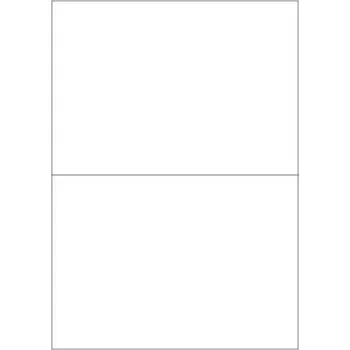 Samolepící etiketa Etikety PRINT 210x148 mm bílé lesklé pro inkoustový tisk (50xA4)