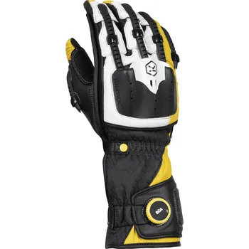 Moto rukavice Sportovní motocyklové rukavice Knox Handroid V žluté - Xxxl