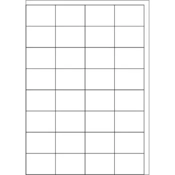Samolepící etiketa Etikety PRINT 50x36 mm bílé (balení 100xA4)