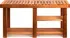 Botník Botník a lavice z akátového dřeva 2v1 87 x 28 x 45 cm