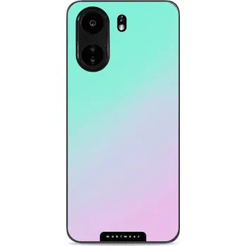 Pouzdro na mobilní telefon Lesklý kryt Mobiwear Glossy - Xiaomi Redmi 13C - G063G Mátový a fialový odstín (Prémiové lesklé pouzdro, obal, kryt Mobiwear Glossy na mobil Xiaomi Redmi 13C - G063G Mátový a fialový odstín, materiál Plast + TPU silikon - krytí po všech stranách,)