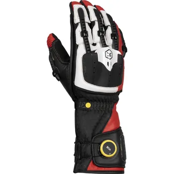 Moto rukavice Sportovní motocyklové rukavice Knox Handroid V červené - Xxl