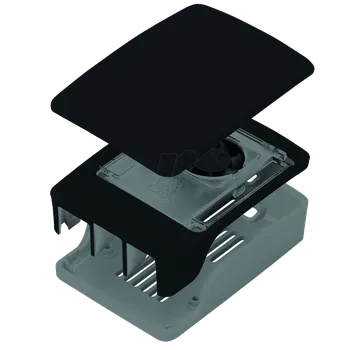 Počítač RASPBERRY-PI Raspberry Pi 5 Case s chladičem, černá SC1160
