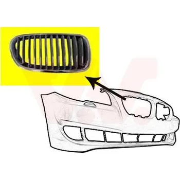 Příslušenství karosérie Mřížka chladiče VAN WEZEL 0617512