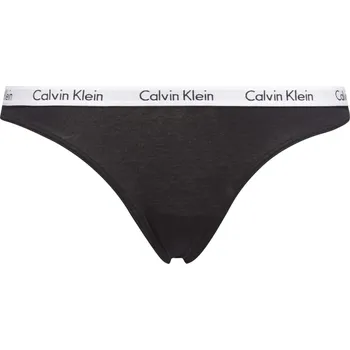 Kalhotky Dámská tanga Thong Carousel 0000D1617E 001 černá - Calvin Klein L