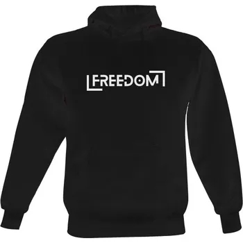 Pánská mikina Pánská mikina s kapucí s potiskem Svoboda pánské