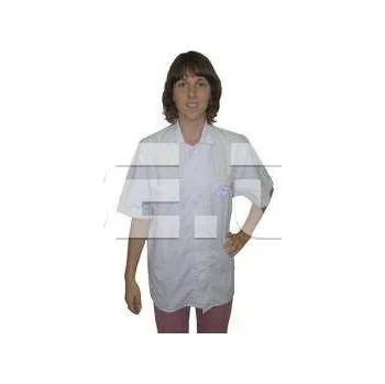 pracovní blůza ESD košile s krátkým rukávem, dámská, bílá, s logem - 201100067