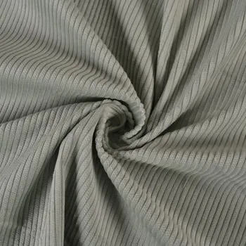 Látka bavlněný manšestr Taya tmavá máta