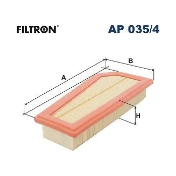 Vzduchový filtr Vzduchový filtr FILTRON AP 035/4