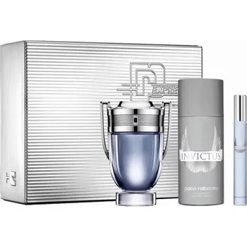 Kosmetická sada Paco Rabanne Invictus Dárková sada, Toaletní voda EDT 100ml + Toaletní voda EDT 10ml + deospray 150ml