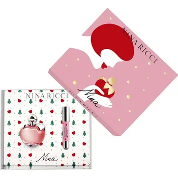 Kosmetická sada Nina Ricci Nina Dárková sada, Toaletní voda EDT 80ml + rtěnka v tužce 2.5g