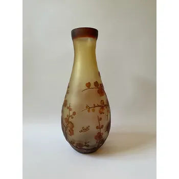 Váza VÁZA VE STYLU ÉMILE GALLÉ - SKLO 38 cm