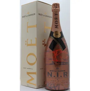 Akce ihned Champagne Moët & Chandon NIR DRY Nectar Impérial Rosé Sec 12% Magnum 1,5 l ve svíticí lahvi + dárková krabička (karton)