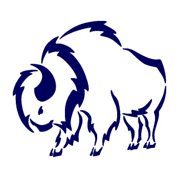 Samolepící dekorace SAMOLEPKA Bizon 001 levá (23 - tmavě modrá) NA AUTO, NÁLEPKA, FÓLIE, POLEP, TUNING, VLASTNÍ TEXT, TISK, AUTOSAMOLEPKY.cz, POLEPY, OBRÁZEK, LOGO, SAMOLEPKY