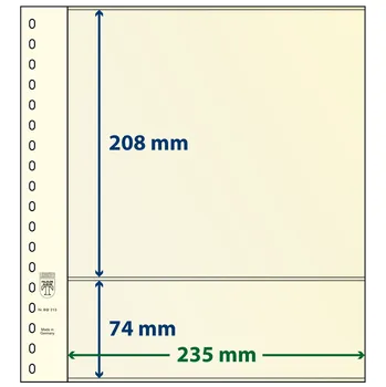 Obal pro sběratelský předmět Lindner 802213 - 2 kapsy (74 mm) Velikost balení: 1 ks