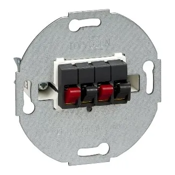 vypínač a zásuvka SCHN MTN467014 Merten - Svorky pro připojení reprodutorů dvojnásobné, Antracit