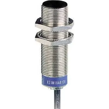 XS1M18AB120 Indukční čidlo XS1 M18, L52,5mm, mosaz, Sn5mm, 12..24VDC, kabel 2m, Schneider Electric