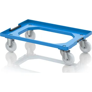 paleta Přepravní vozík Kompakt s propojovacím systémem a polyamidovými koly 61,6 x 41,6 x 17,2 cm - Nebeská modrá - Nebeská modrá - materiál: ABS - RO V 64 PAX BO-5015