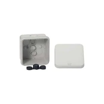 Elektroinstalační krabice ENN05082 Mureva, inst. krabice 65x65x45, RAL 7035, předlis. ISO průchodky, Schneider Electric