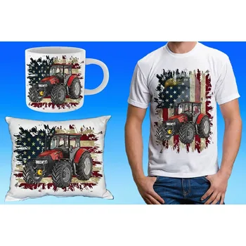 Pánské tričko Case Farmall 115U Pro dárkový set 122 (dárkový set s traktorem )