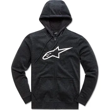 Pánská mikina ALPINESTARS AGELESS II FLEECE MIKINA - černo-bílá M