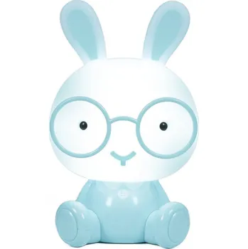 Lampička LED noční lampička králíček 3W, modrá (Dětská lampička - králíček)