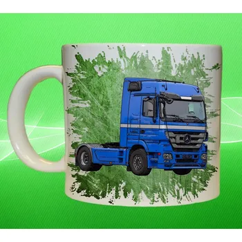 hrneček Mercedes Actros XI 75ml (hrnek s náklaďákem)