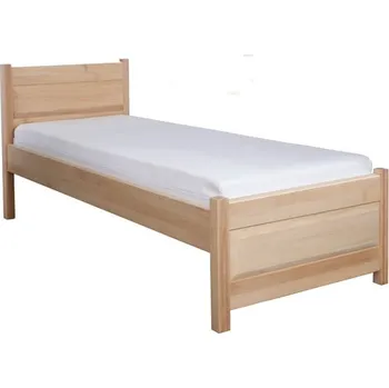 Ložnice Drewmax dřevěná postel LK120 90x200 cm masivní BUK