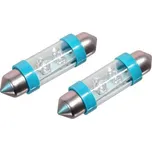 Sufitka modrá, 4 LED, 38mm, sada 2ks (LED sufitka modrá)