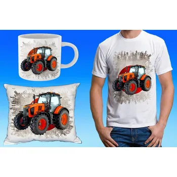 Pánské tričko KUBOTA dárkový set s traktorem 164 (dárkový set s traktorem )