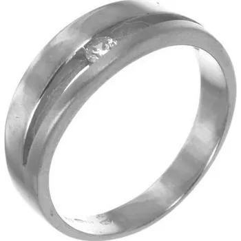 Prsten Argento 72121 Stříbrný prsten - čirý kulatý zirkon | Velikost prstenu: 55mm