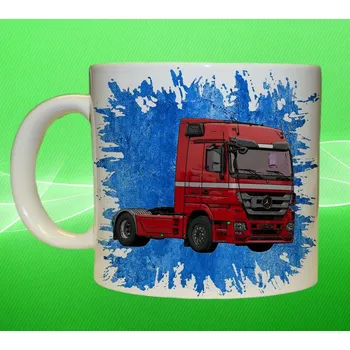 hrnek Mercedes Actros VI 75ml (hrnek s náklaďákem)
