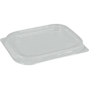 Jednorázové nádobí Víčko, 11,3 x 8,8 x 1cm, čiré, APET pro misku č. 131615 (110 ks)
