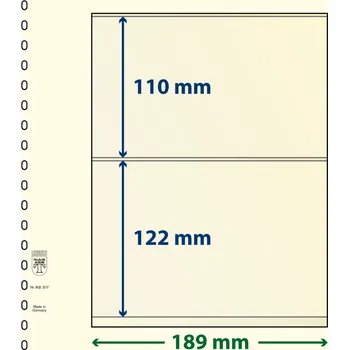 Obal pro sběratelský předmět Lindner 802207 - 2 kapsy (122 mm) Velikost balení: 1 ks
