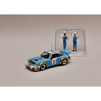 autíčko Porsche 911 Carrera RS 3.0 #3 vítěz Rallye Monte Carlo 1978 + figurky 1:43 IXO
