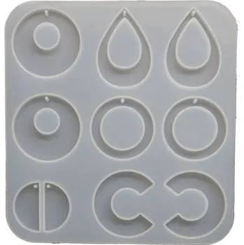 Silikonová forma na šperky Tvary 12 XC1219 132x132mm