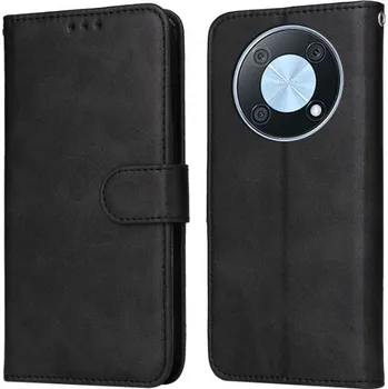 Pouzdro na mobilní telefon TT-TopTechnology Pouzdro Huawei Nova Y90 černé, black, materiál syntetická kůže