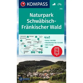 KOMPASS Wanderkarte 773 Naturpark Schwäbisch-Fränkischer Wald