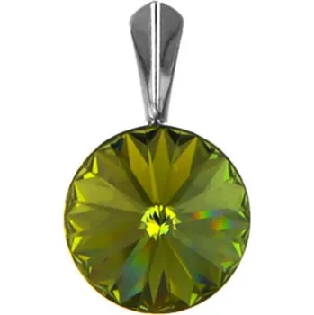 Přívěsek Argento 82671 Stříbrný přívěsek - kulatý křišťál Swarovski