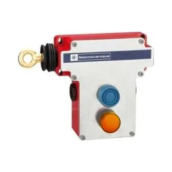 vypínač a zásuvka XY2CE2A297 Spínač nouz.zastav.ovl.lankem XY2CE-strana LH-2V+2Z-signálka 230V-kryté tlačítko, Schneider Electric