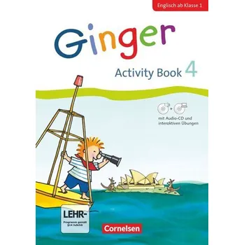 Cizí jazyk Ginger - Early Start Edition - Activity Book 4. Englisch ab Klasse 1. Mit interaktiven Übungen online - Caspari-Grote, Kerstin