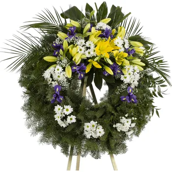 Věnec Smuteční věnec Fantasie lilie